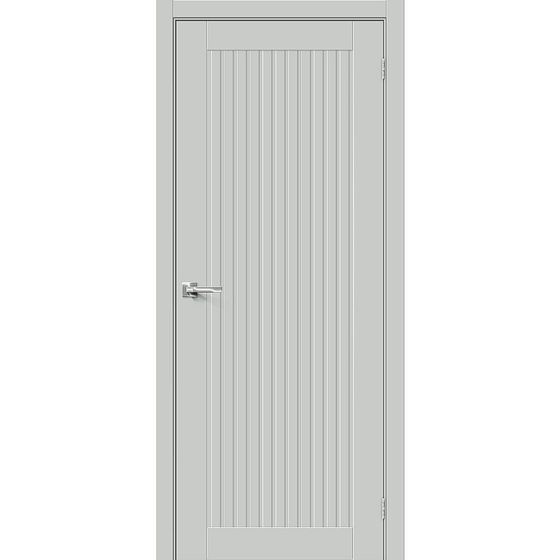 Купить Межкомнатная дверь ПЭТ Браво-40 Grey Silk глухая