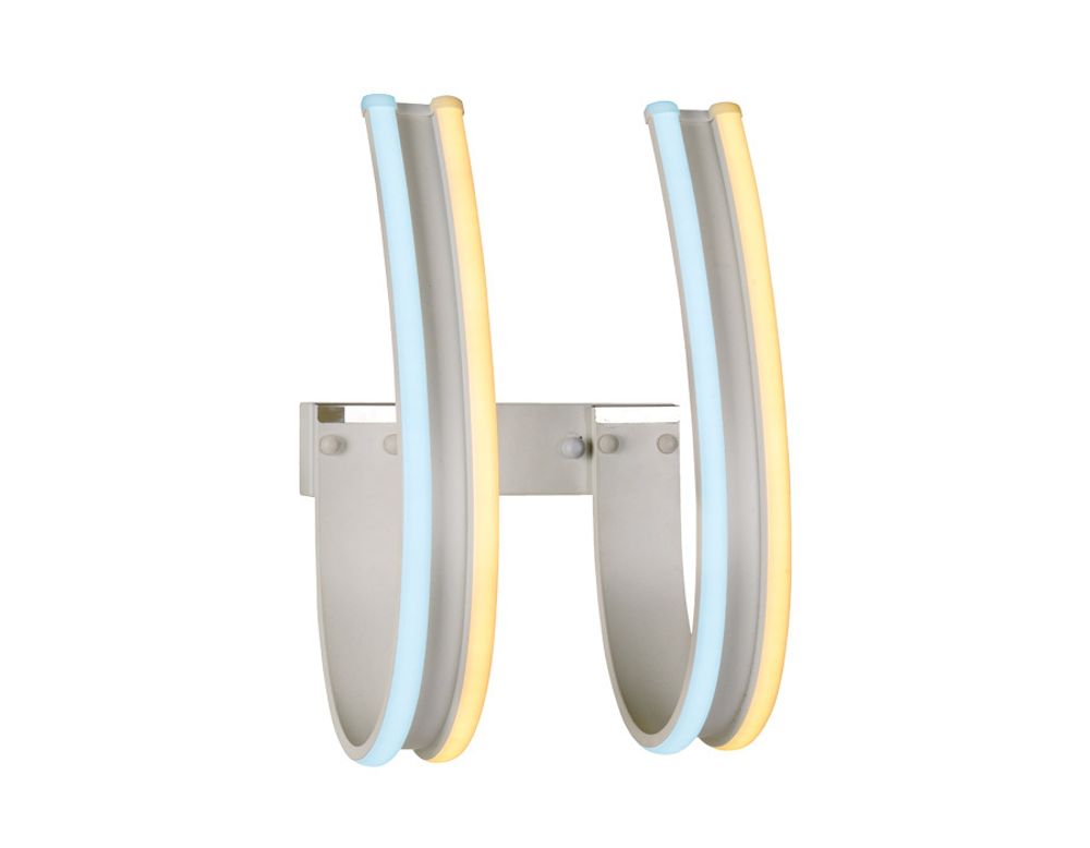 Настенный светодиодный светильник FL164/2 белый LED 3000K/6400K 42W 410*250*220