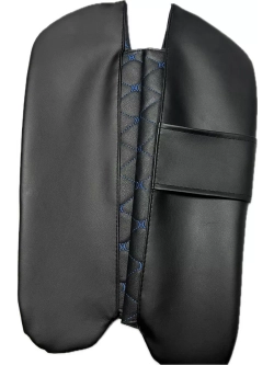 Чехлы на козырьки Волга 3110, 31105(синяя нить Бабочка)