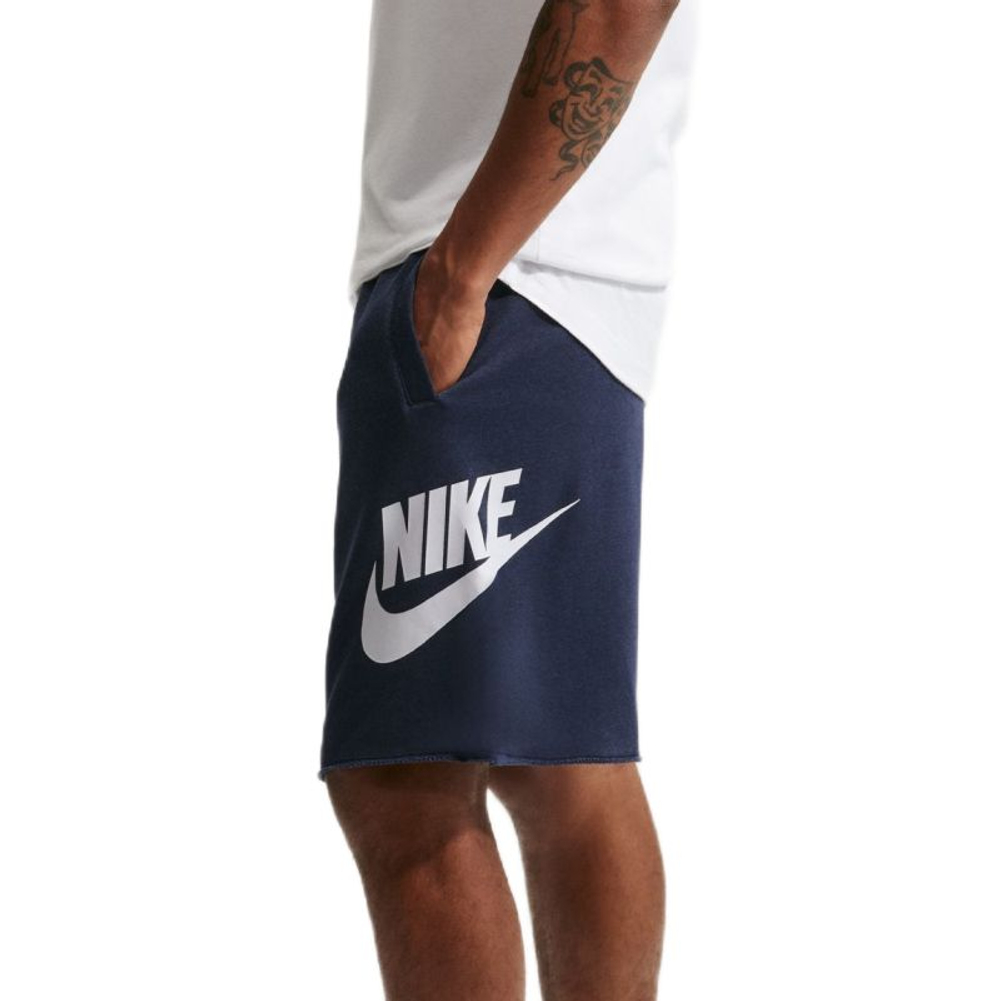 Мужские теннисные шорты Nike Club Alumni - obsidian/white