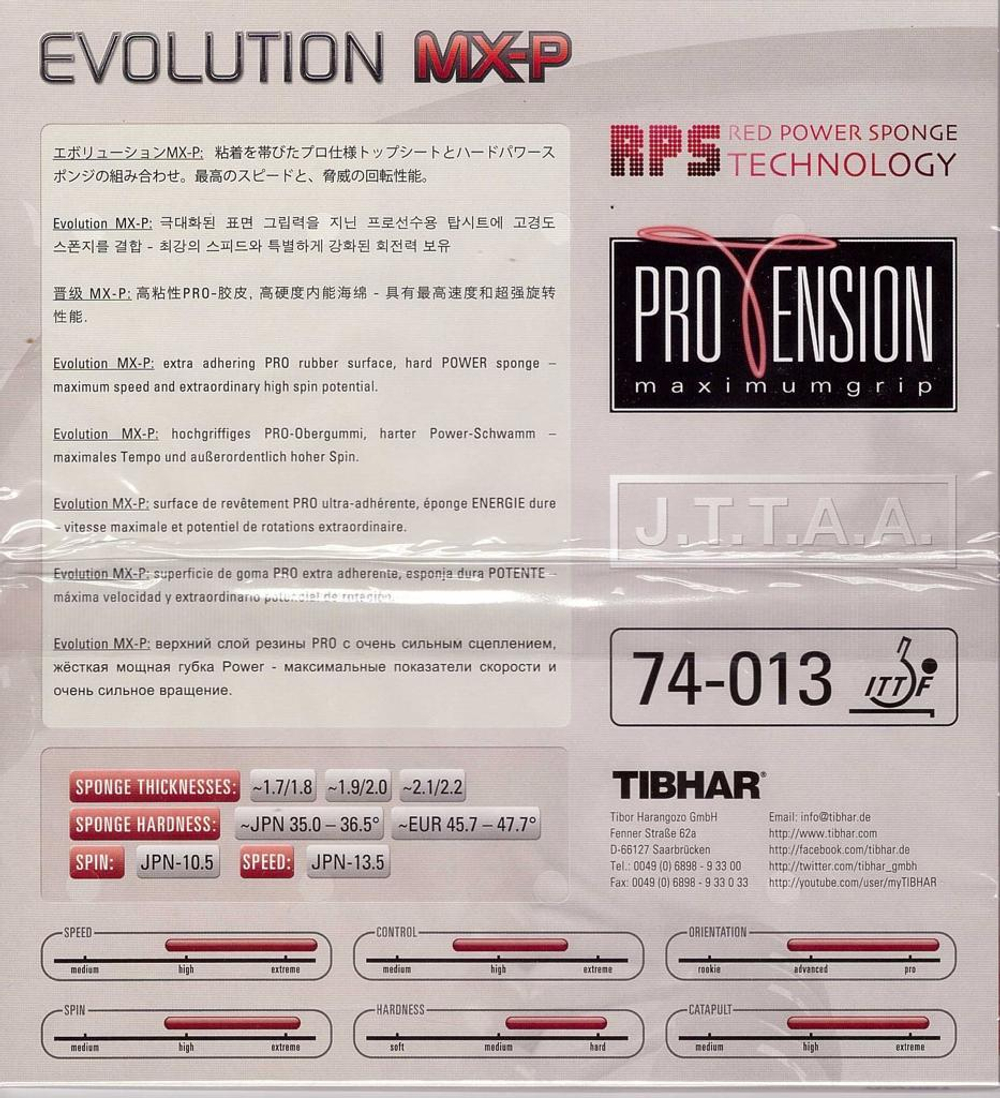 Tibhar Evolution MX-P