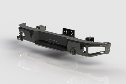 Бампер силовой задний BMS ALFA для УАЗ Патриот 2016-2024