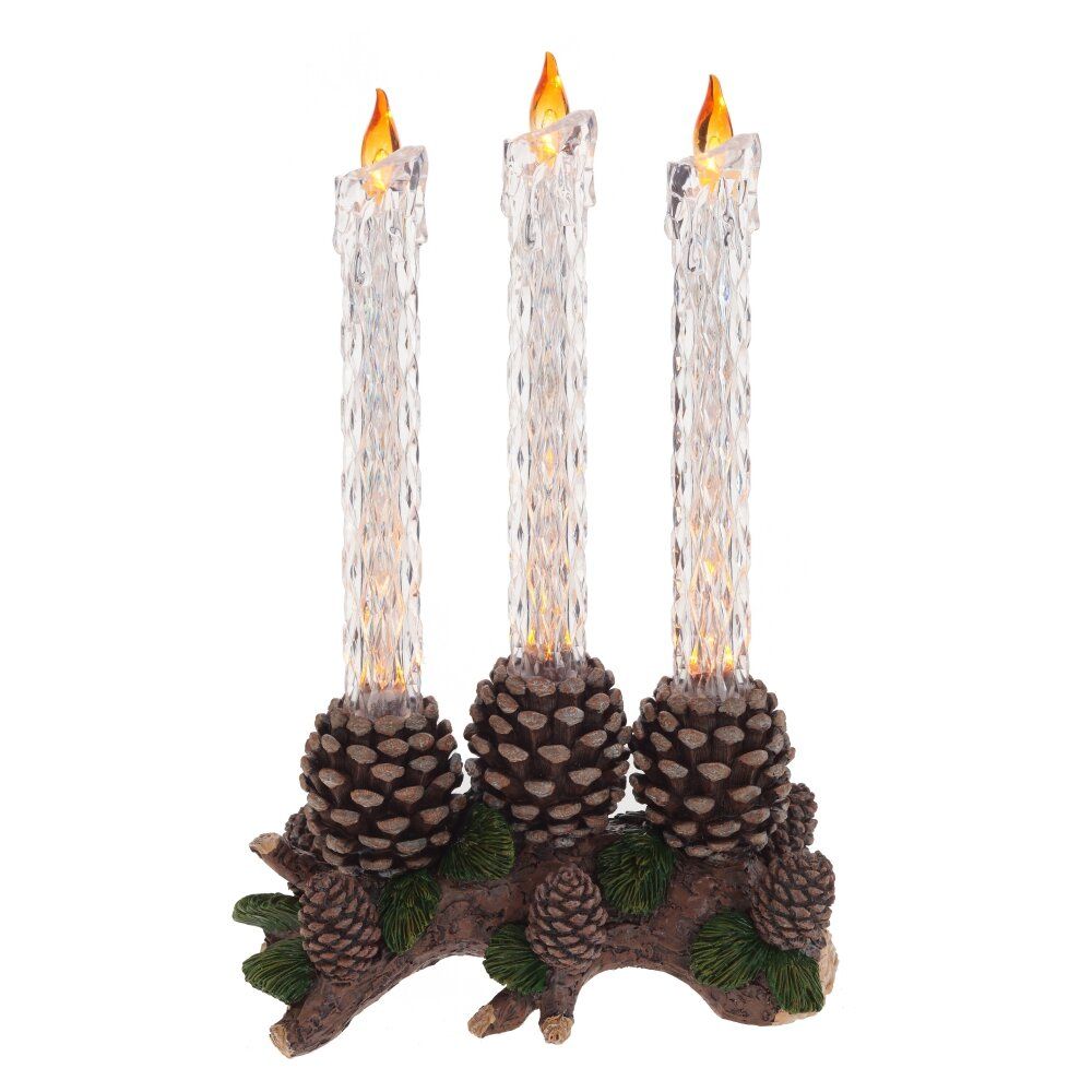 GAEM Изделие декоративное "Свечи" (подсветка, 2хАА), L26 W12 H39 см