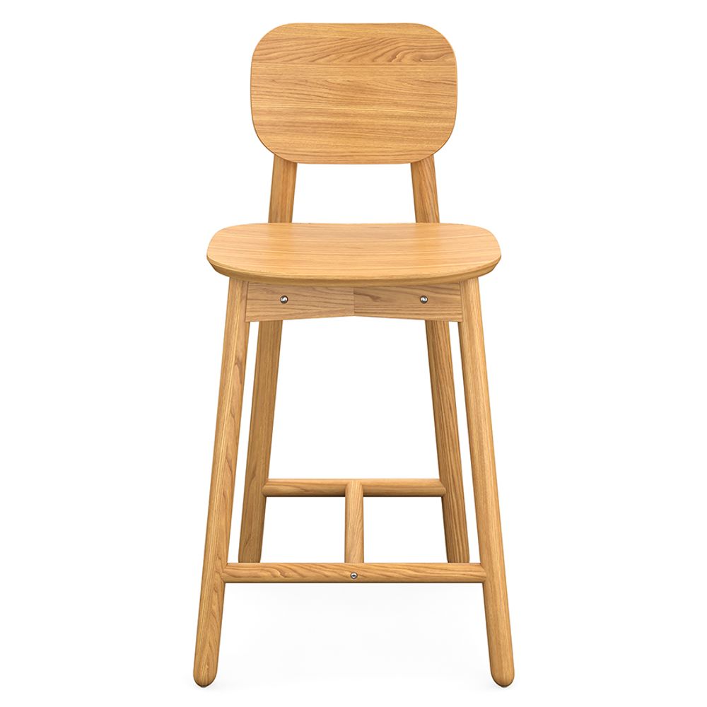 Стул полубарный Saga, ясень