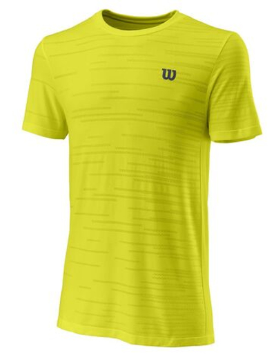 Теннисная футболка Wilson Koas Rapide Seamiless Crew II M - Yellow