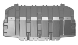 Защита картера и КПП АвтоБроня для Mazda 3 BM (V - 1.5; 1.6; 2.0) 2013-2018/Mazda 6 GJ (V - 2.0; 2.5) 2012-2018 2018-н.в./Mazda CX-5 I, II (V - 2.0; 2.5) 2011-2017 2017-н.в./Mazda CX-9 II (V - 2.5) 2016-н.в., штампованная, алюминий 3 мм, с крепежом, 333.03825.1