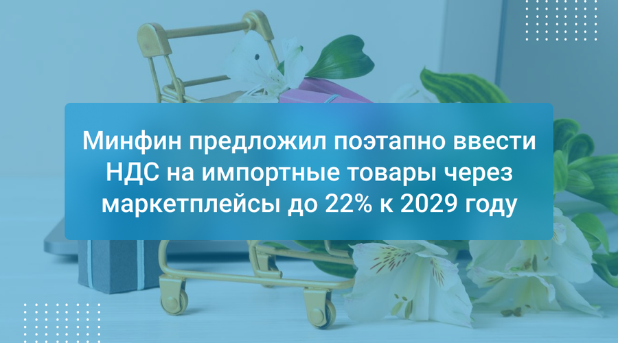 Минфин предложил поэтапно ввести НДС на импортные товары через маркетплейсы до 22% к 2029 году