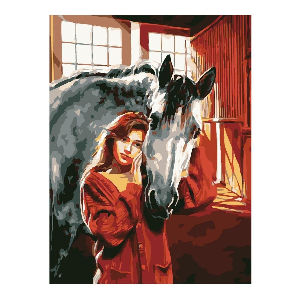 Картина по номерам 28,5*38см "Дружба" (Lori)