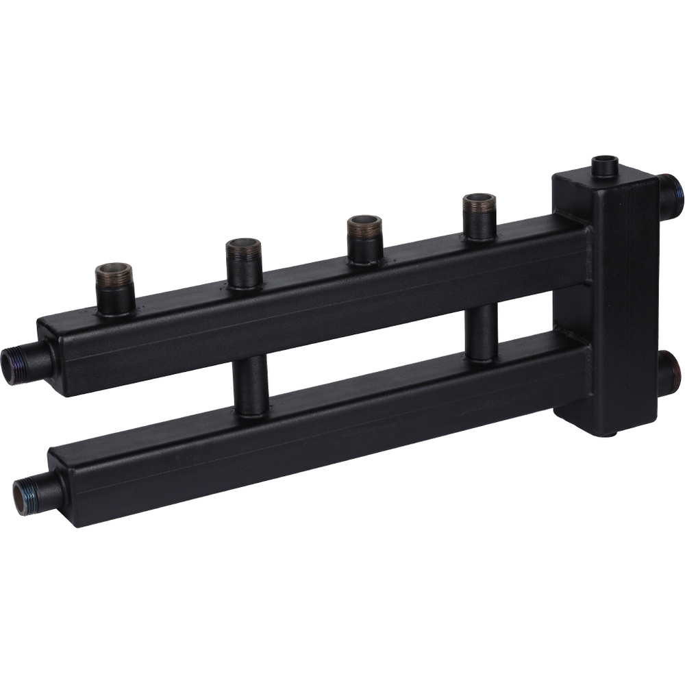 Коллектор с гидравлической стрелкой ROMMER - 1"1/2 НР на 2+1 контур 1" НР (до 85 кВт)