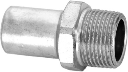 Пресс-вставка из нержавеющей стали с наружной резьбой 28х1"