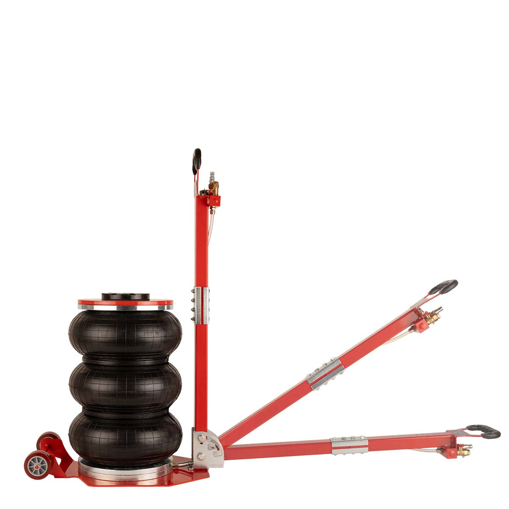 WDK-81813D Домкрат пневматический подкатной 5 т, 145-440 мм, с регулировкой угла наклона рукояти