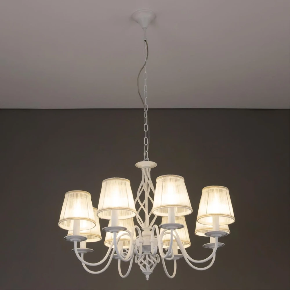 Подвесная люстра Citilux РОВЕНА БЕЛЫЙ CL427180