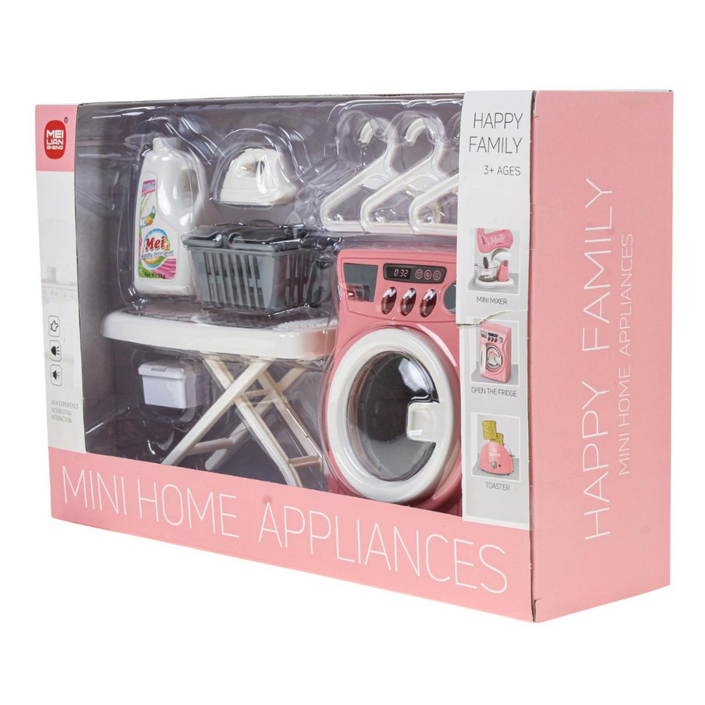 Стиральная машина с гладильной доской, с аксесс. свет/звук, коробка LS8297C