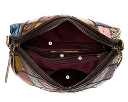 Сумка через плечо кожаная маленькая бананка КожаноFF