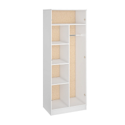 Шкаф для одежды и белья Ронда ШК-20, белый