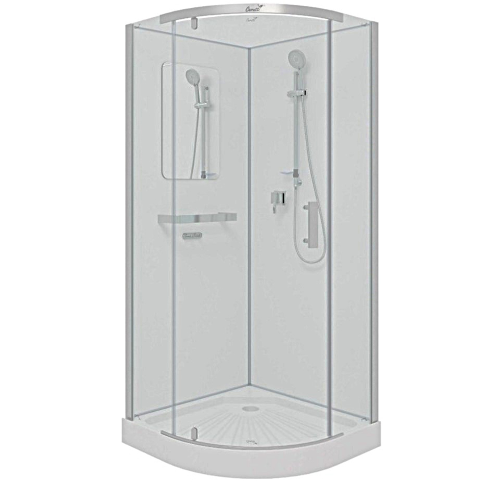 Душевая кабина Ceruttispa (ЧеруттиСпа) KORRA90T, с низким поддоном, 90x90x205