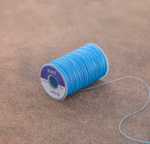 Нитки вощеные круглые 0,55 мм 35м, цвет 18 (голубой)