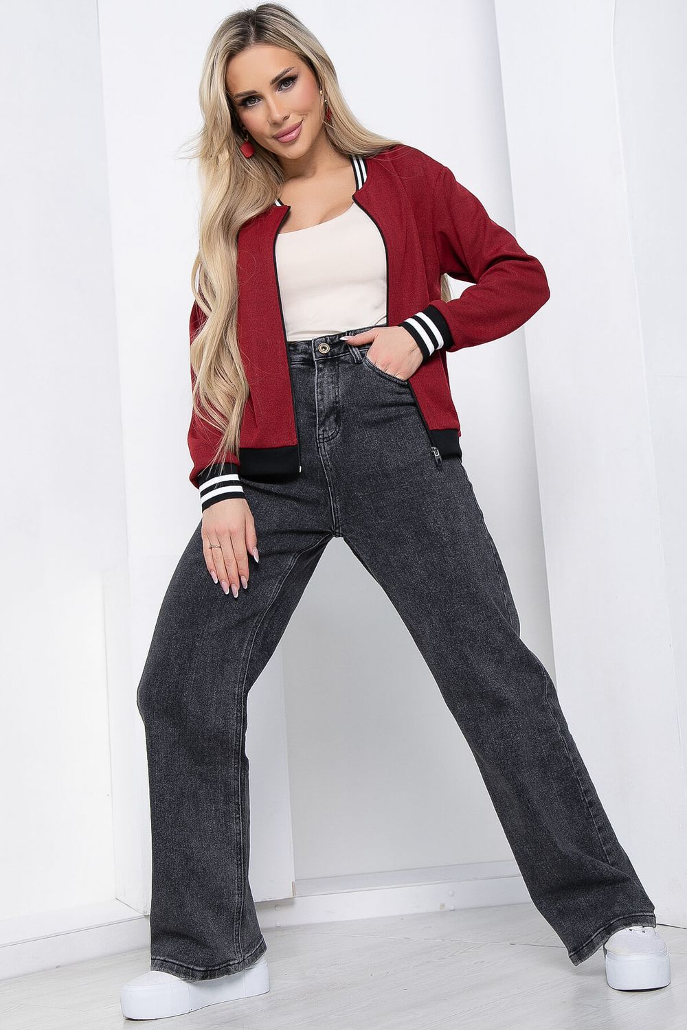 Джинсы "Мансанильо" (серые) Б8614 LT Collection