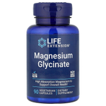 Life Extension, Глицинат магния, 90 вегетарианских капсул (105 мг на капсулу)