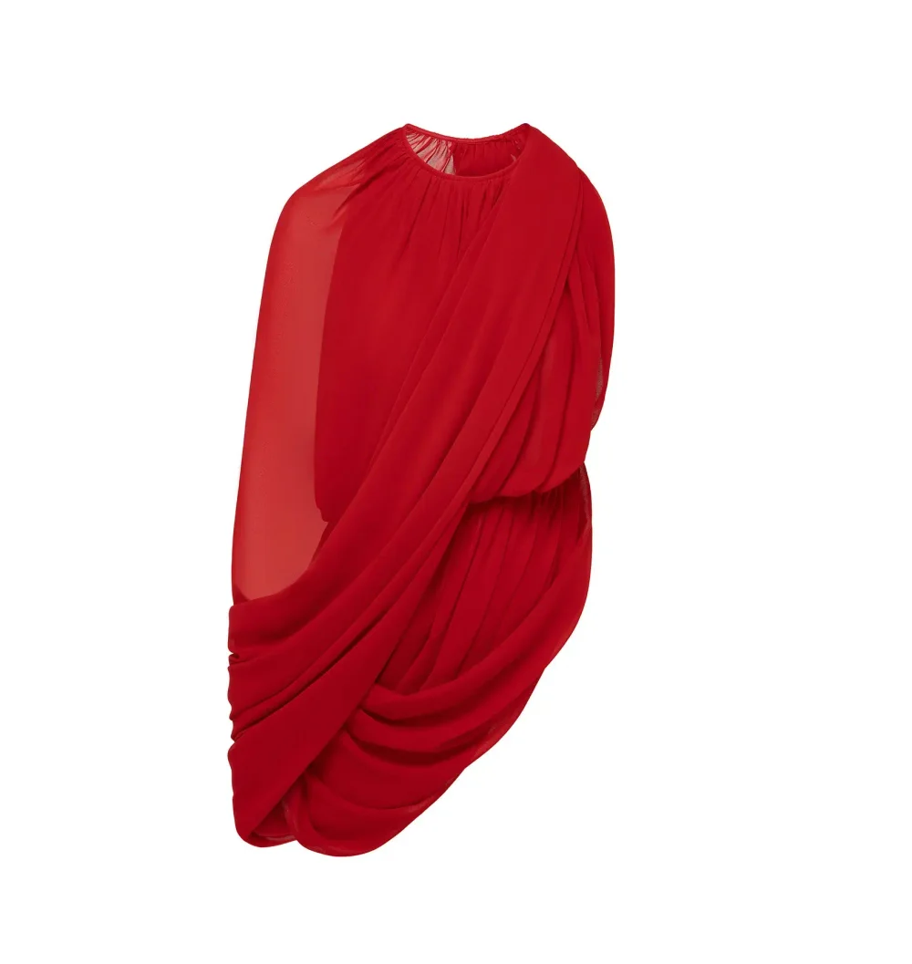 Восточный топ красный