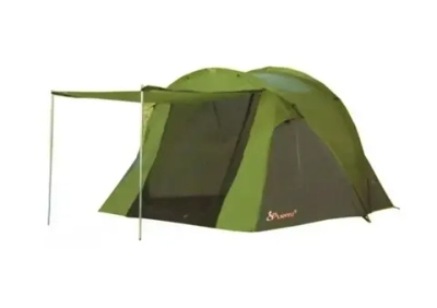 Палатка 3-местная LANYU 1709 / Палатка трёхместная туристическая с навесом 190x210x135 см