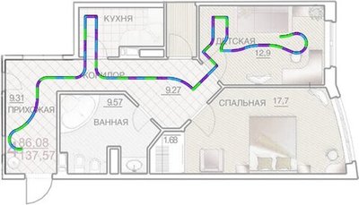 Walkedges наборы (бордюры для прогулок) 20 м.