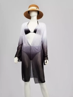 купальник раздельный 3 в 1 на завязках с туникой удлиненная