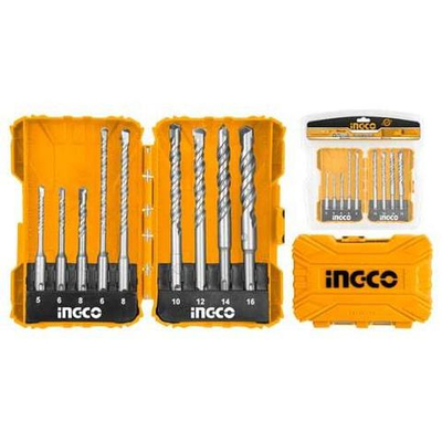 Набор буров SDS plus 9 шт. INGCO AKDL30901 INDUSTRIAL