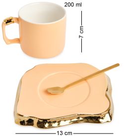 MUG-398/3 Чайная пара «Перемены к лучшему»