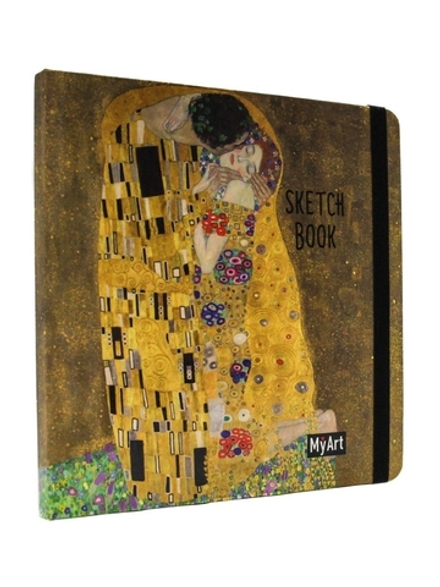 Квадратный скетчбук Густав Климт, Поцелуй