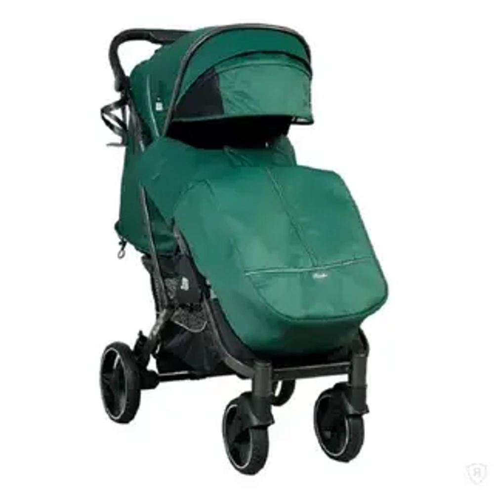 Прогулочная коляска Baballo 2025 изумрудный черная рама