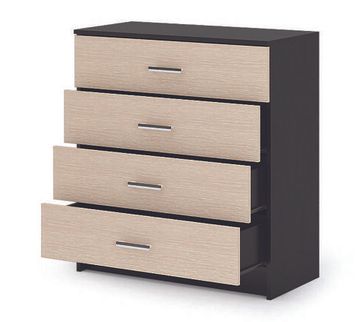 ГАРМОНИЯ КМ 601 комодфасад БЕЛФОРТ/корпус ВЕНГЕ