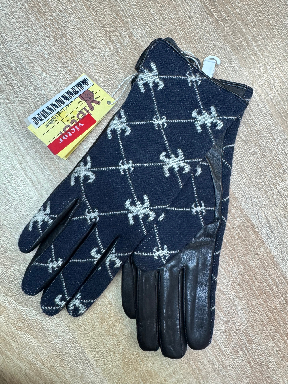 Перчатки.Женские.Кожаные.Люкс качества. Подклад: трикотаж-шерсть. 5 шт в упаковке.