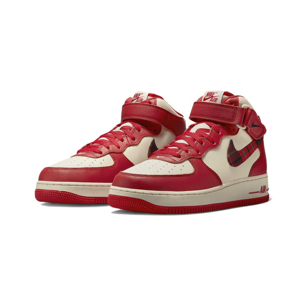 Кроссовки Nike Air Force 1 Mid LX Red Plaid