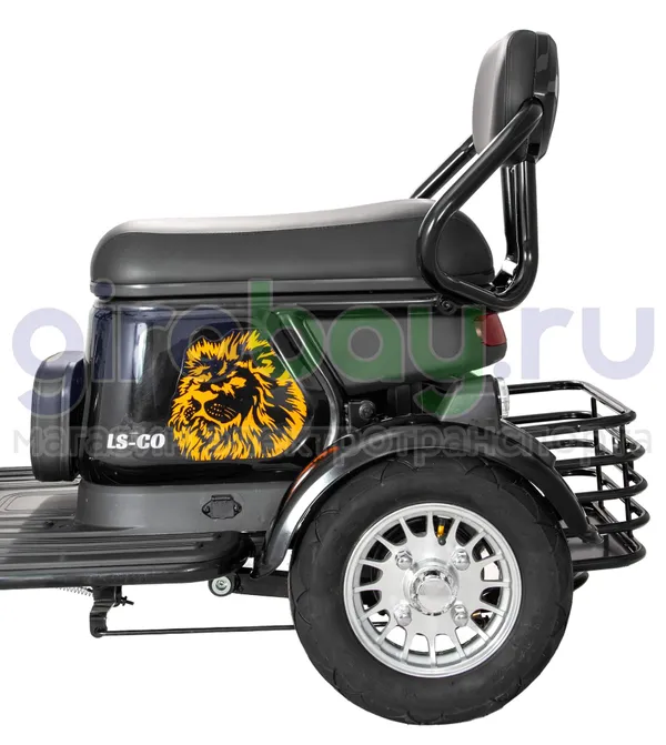 Электроскутер LS-CO A3 1000W (60V/20Ah) - Чёрный фото №14