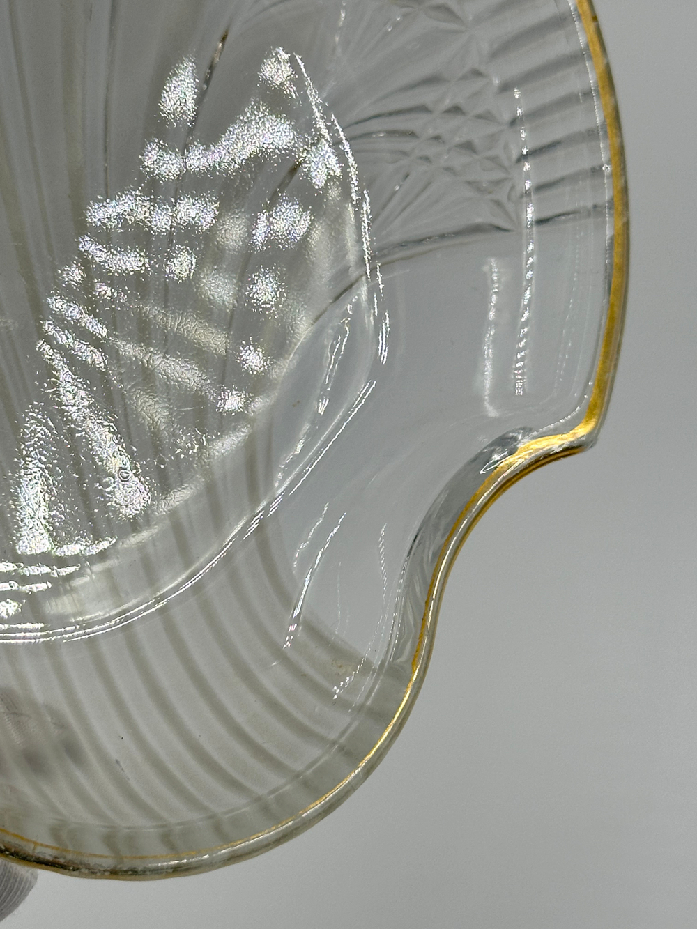 Тарелка стеклянная