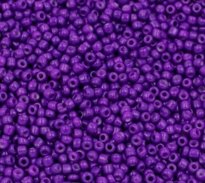 Бисер некалиброванный, 450 гр, размер 12/0, пр-во Китай