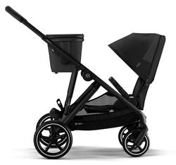 Прогулочная коляска Cybex Gazelle S BLK Moon Black с корзиной и дождевиком