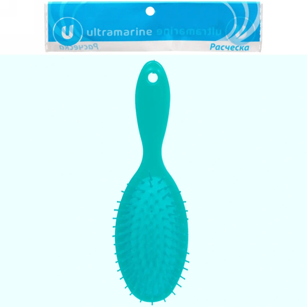 Расческа массажная «Avrora Beauty», овальная, цвет микс, однотонная, 22см