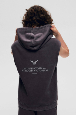 H&M Move x Zlatan Спортивная толстовка без рукавов с капюшоном, серый