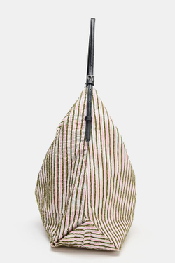 ZARA СУМКА-ТОУТ С БЛЕСТЯЩЕЙ АППЛИКАЦИЕЙ, РОЗОВЫЙ