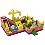 Коммерческий надувной батут "Строители"