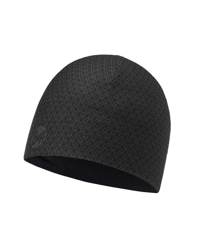 Двухслойная спортивная шапка Buff Hat 2 layers polyester Drake Black Фото 2