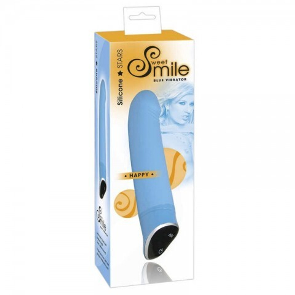 SMILE Вибратор Happy голубой