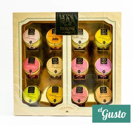Подарочный набор меда-суфле Peroni «Коллекция 12 вкусов Premium»