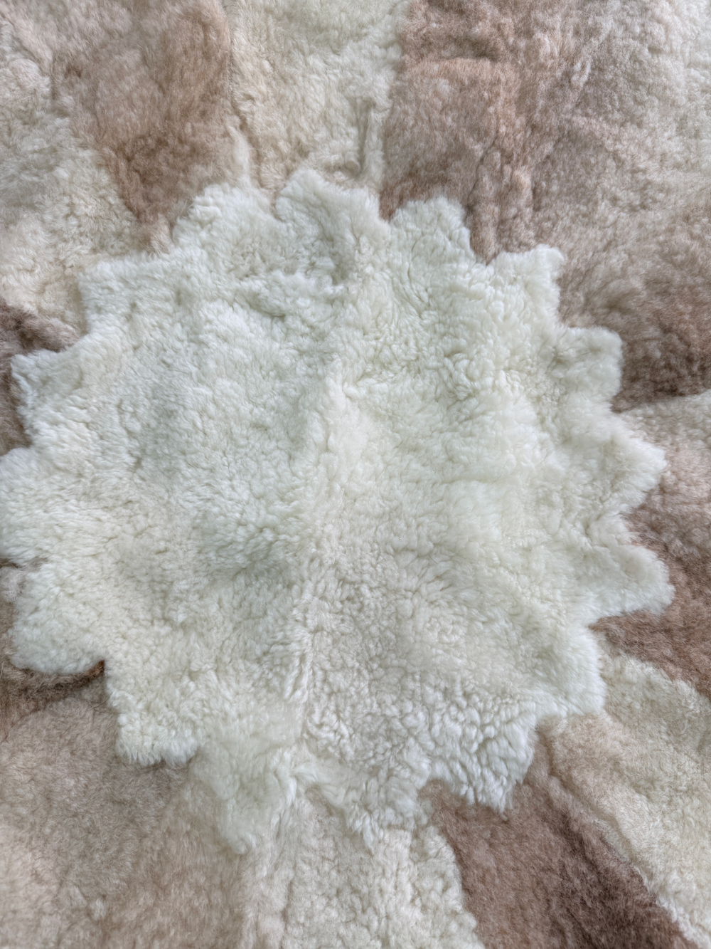 Ковер шкура натуральная овчина меховой