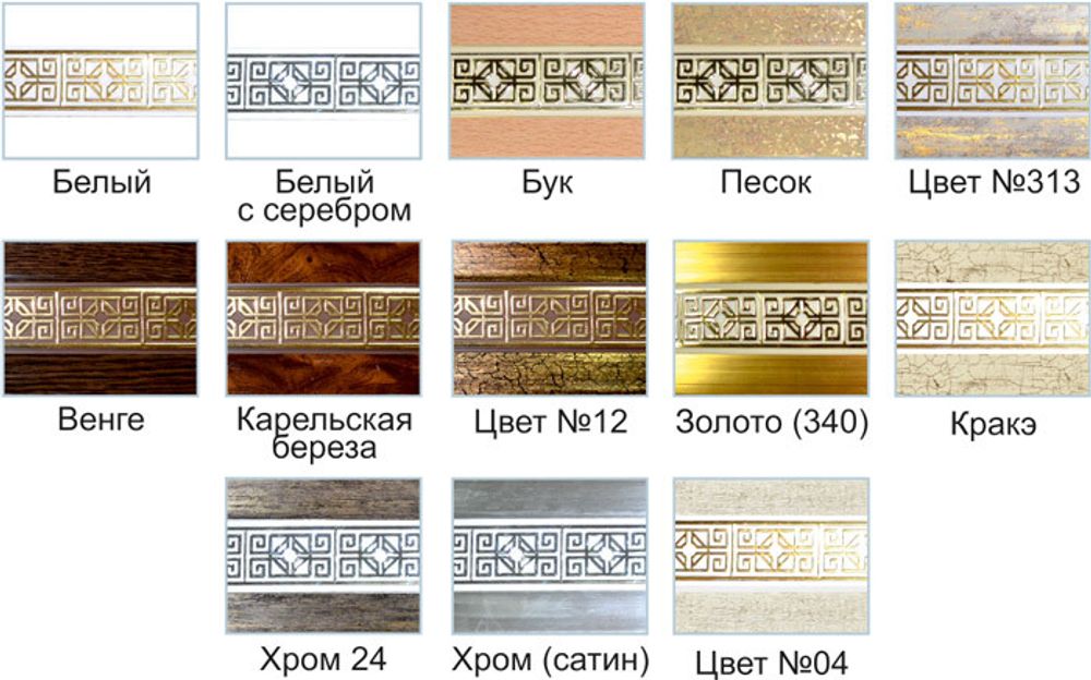 Цвет 04 "Амулет" (7см) декоративная планка (бленда)