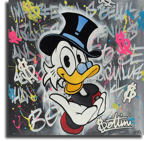 Постер "Скрудж красками"