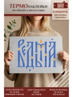 Термонаклейка на одежду, термопринт Ведьма