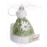 Ёлочная игрушка «Новогодняя шапочка» 6,5*6,5*9,5 см, зелёный